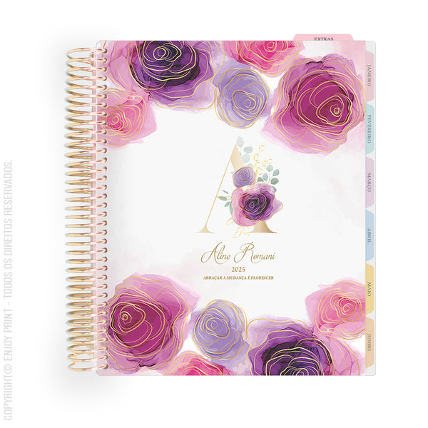 Enjoy Planner 2025 - Rose Golden Monogram