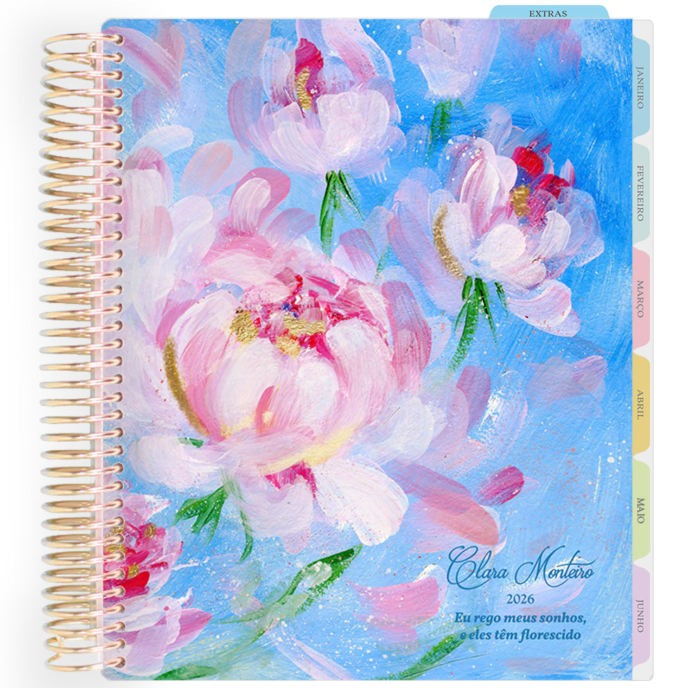 Enjoy Planner 2026: Rose - Sky Silver