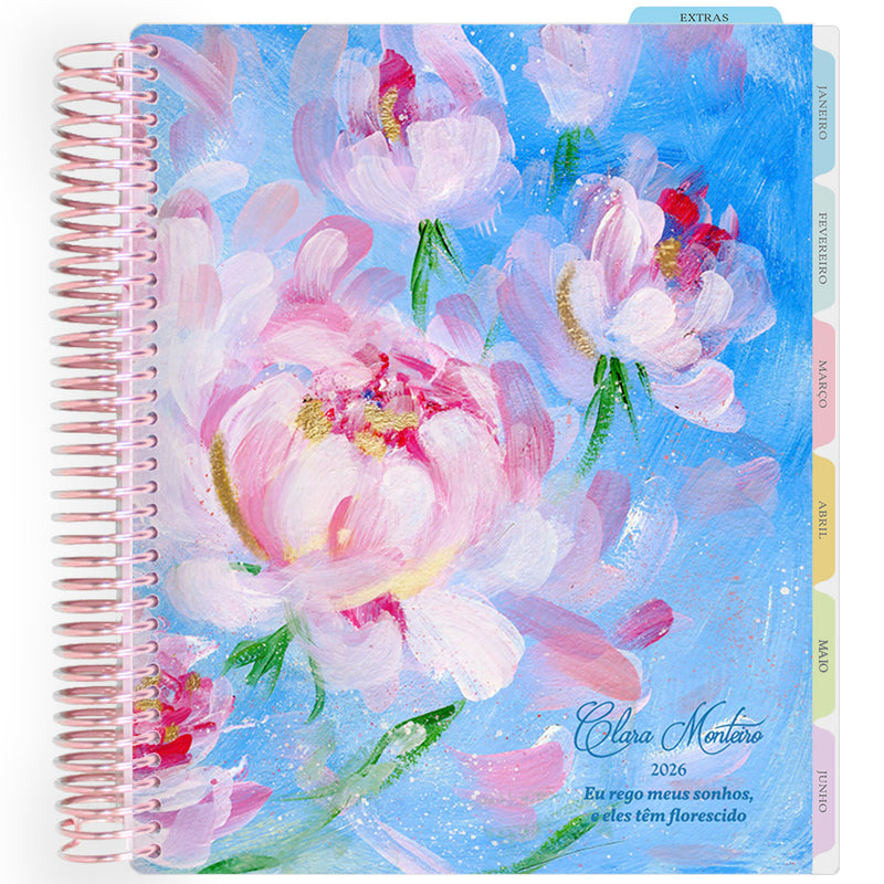 Enjoy Planner 2026: Rose - Sky Silver