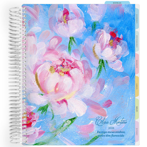Enjoy Planner 2026: Rose - Sky Silver
