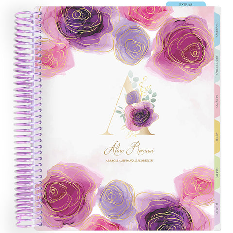 Enjoy Planner 2026: Rose Golden - Monogram