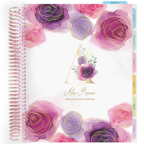 Enjoy Planner 2026: Rose Golden - Monogram