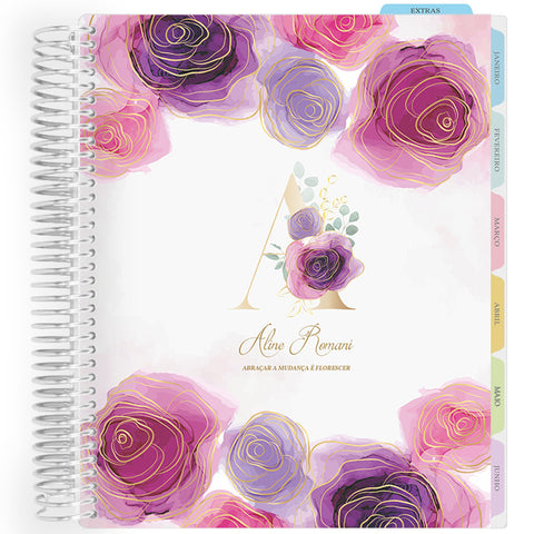 Enjoy Planner 2026: Rose Golden - Monogram