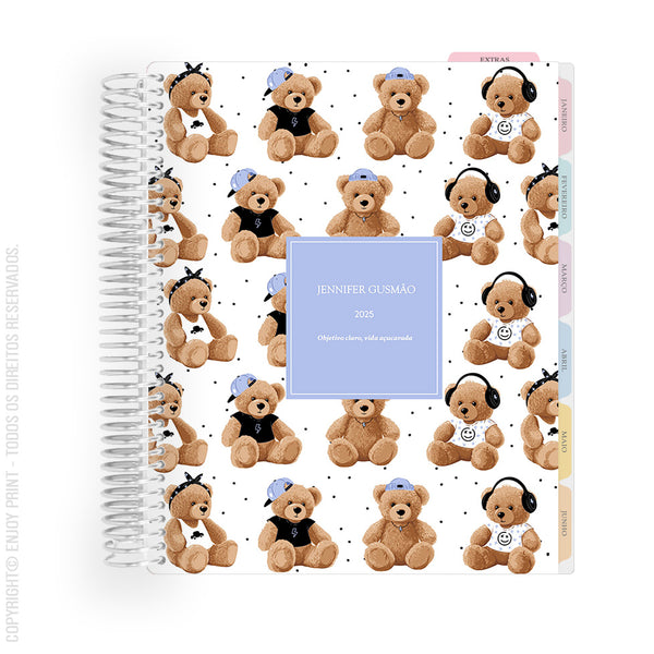 Enjoy Planner 2025 - Teddy Bear Blue