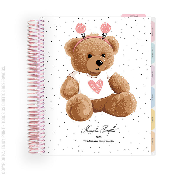 Enjoy Planner 2025 - Teddy Bear Girl