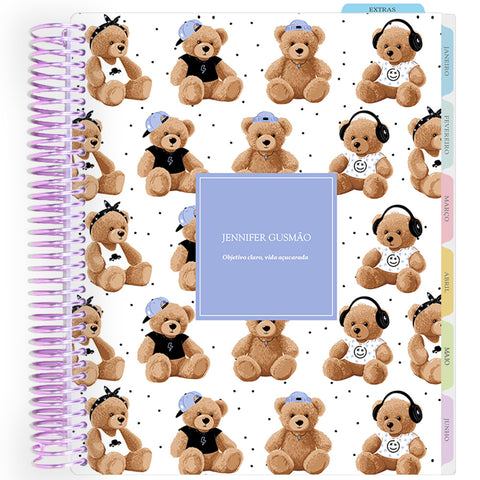 Enjoy Planner 2026: Teddy Bear - Blue