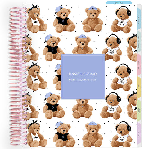 Enjoy Planner 2026: Teddy Bear - Blue