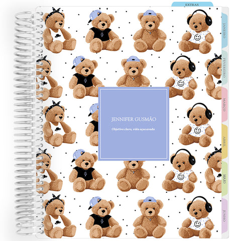 Enjoy Planner 2026: Teddy Bear - Blue