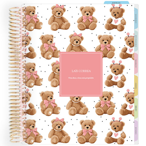 Enjoy Planner 2026: Teddy Bear - Pink