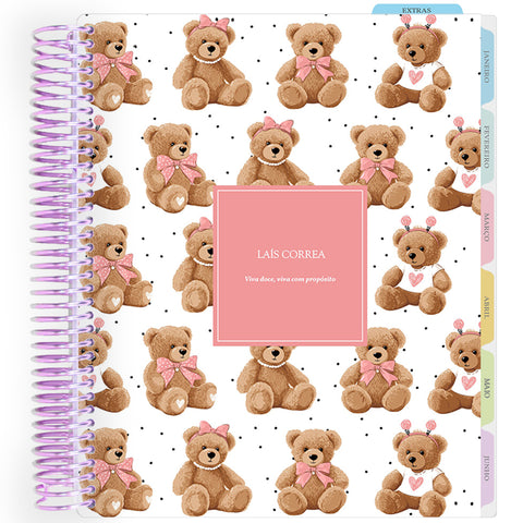 Enjoy Planner 2026: Teddy Bear - Pink