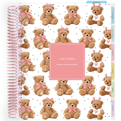 Enjoy Planner 2026: Teddy Bear - Pink