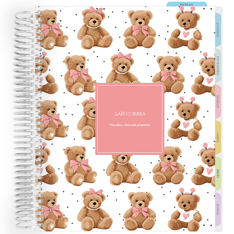 Enjoy Planner 2026: Teddy Bear - Pink