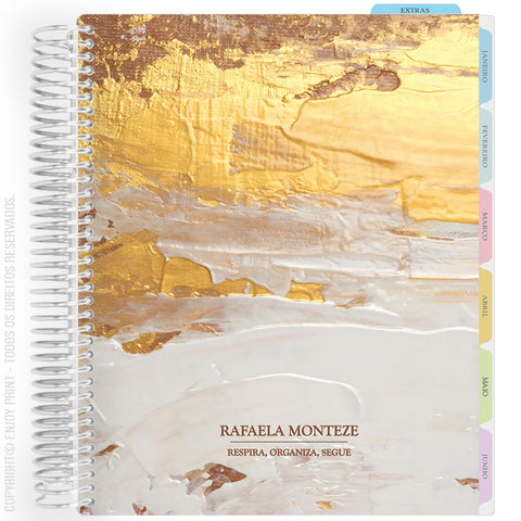 Enjoy Planner 2026: Texture Gold - Brown