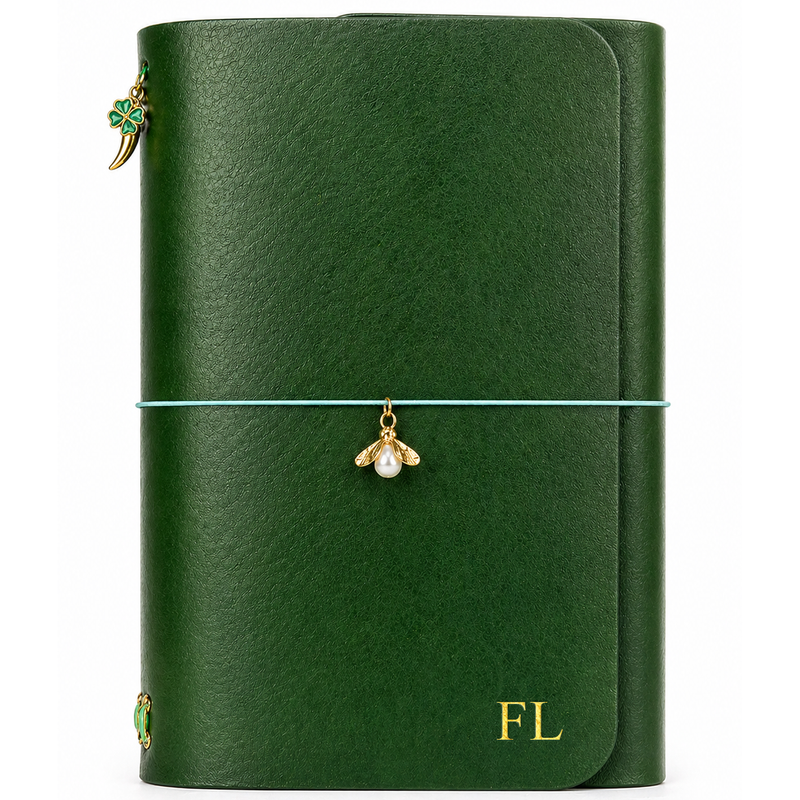 Capa em Couro Legítimo Vert Royal