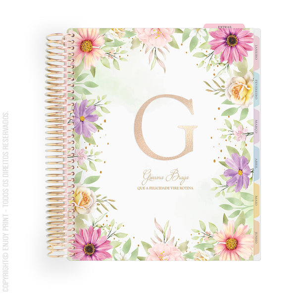 Enjoy Planner 2025 - Wildflowers Monogram