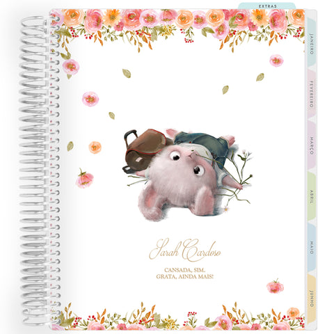 Planner Personalizado Animals - Exhausted - Prateado