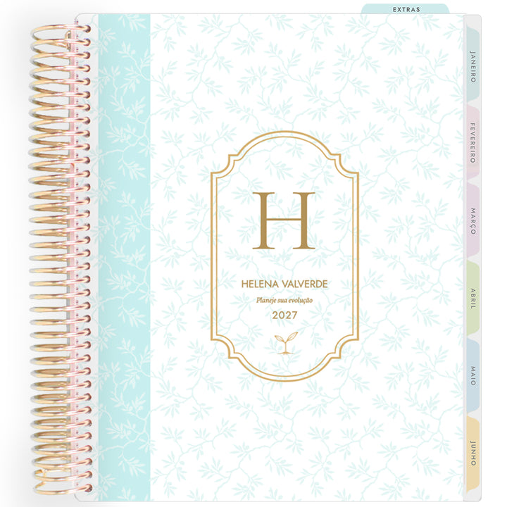 Planner Personalizado Become Classic - Monogram - Dourado