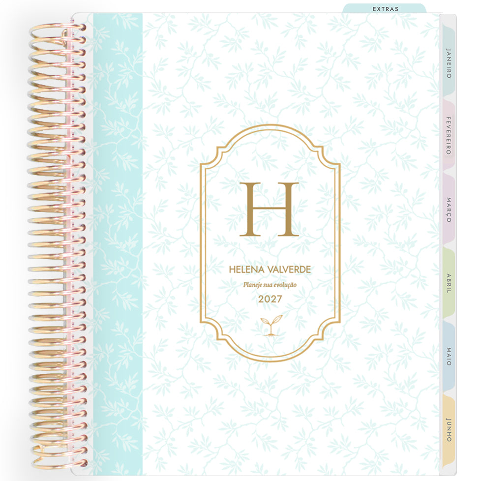Planner Personalizado Become Classic - Monogram - Dourado
