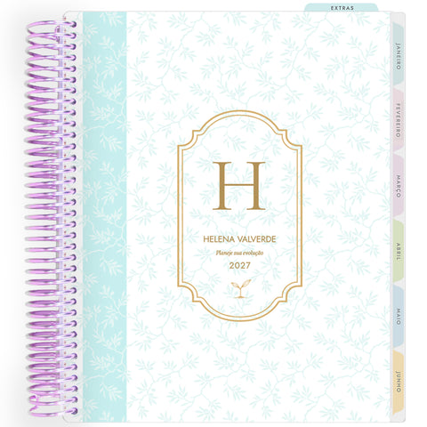 Planner Personalizado Become Classic - Monogram - Lilás