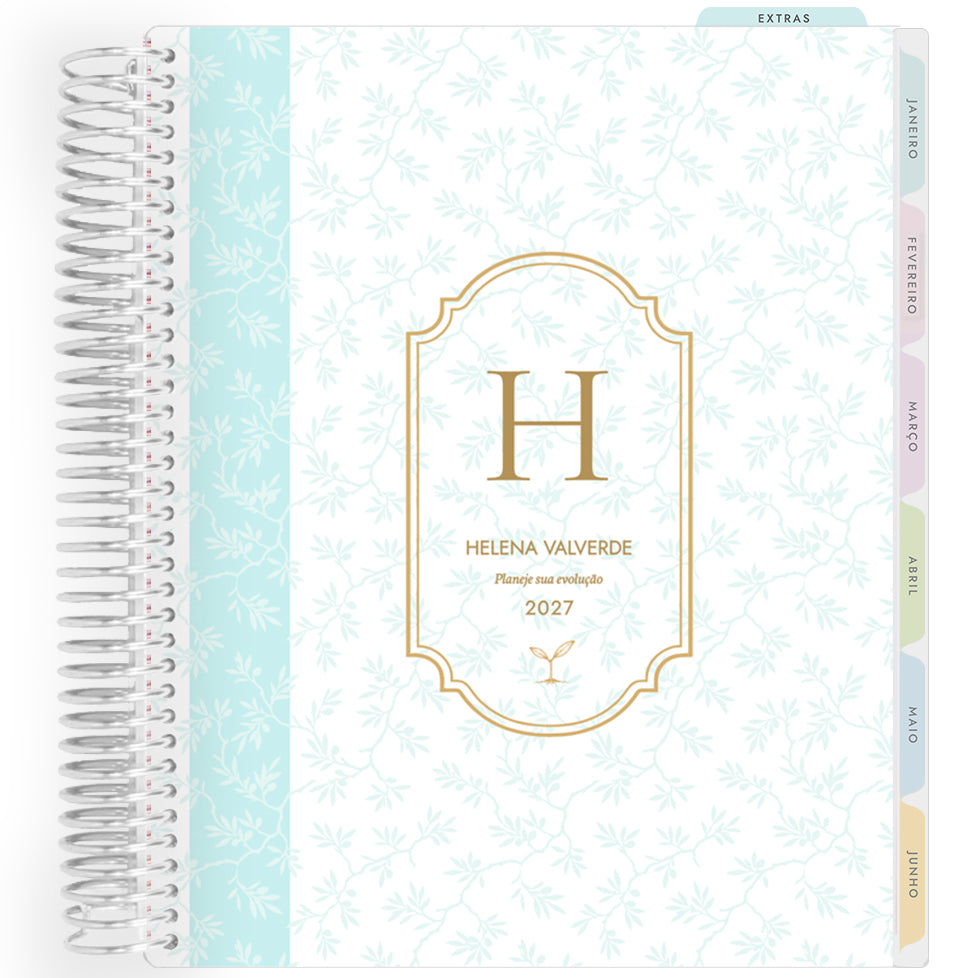 Planner Personalizado Become Classic - Monogram - Prateado