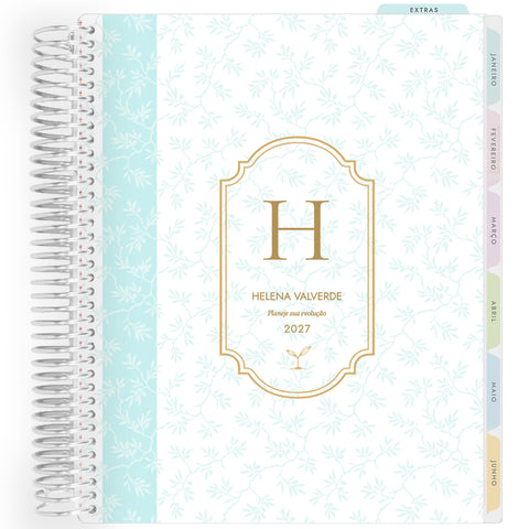 Planner Personalizado Become Classic - Monogram - Prateado