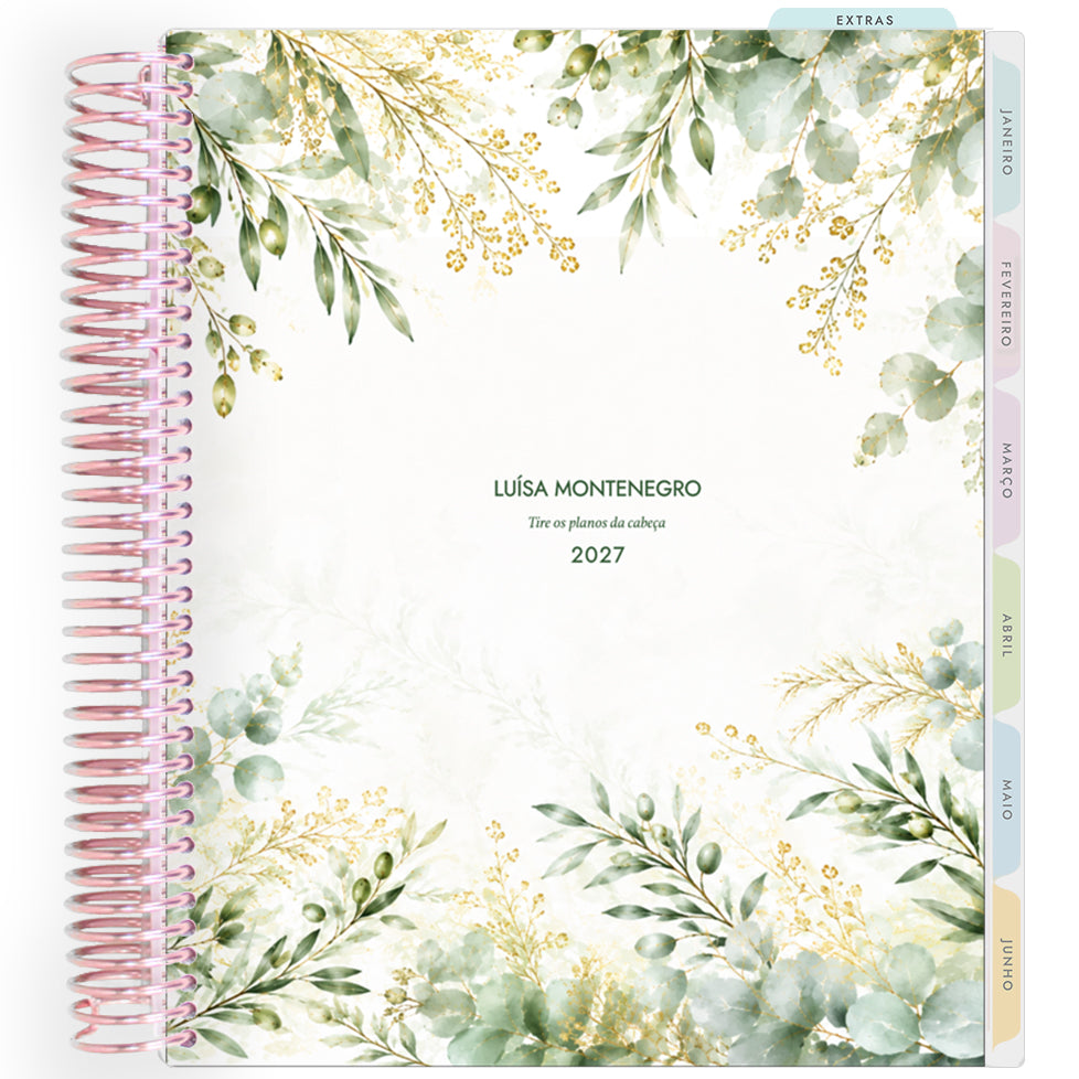 Planner Personalizado Become Olive - Classic - Rose Gold