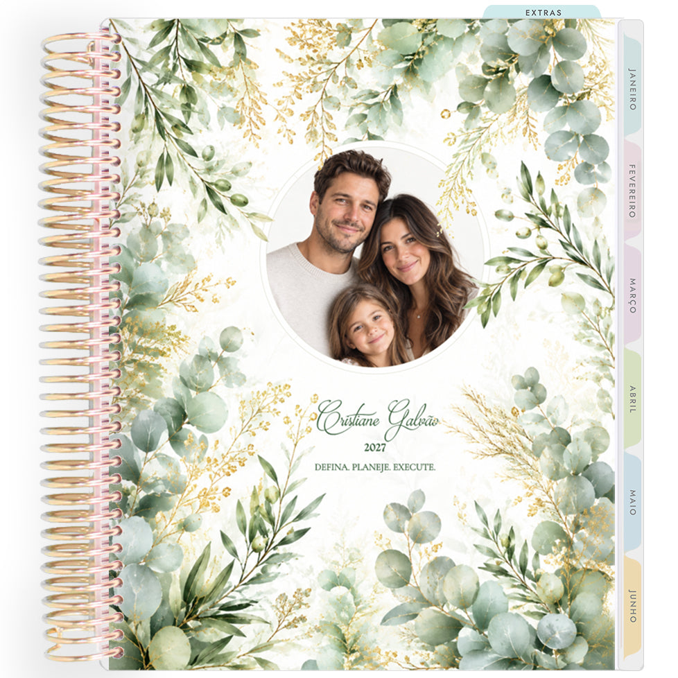 Planner Personalizado Become Olive - Foto - Dourado