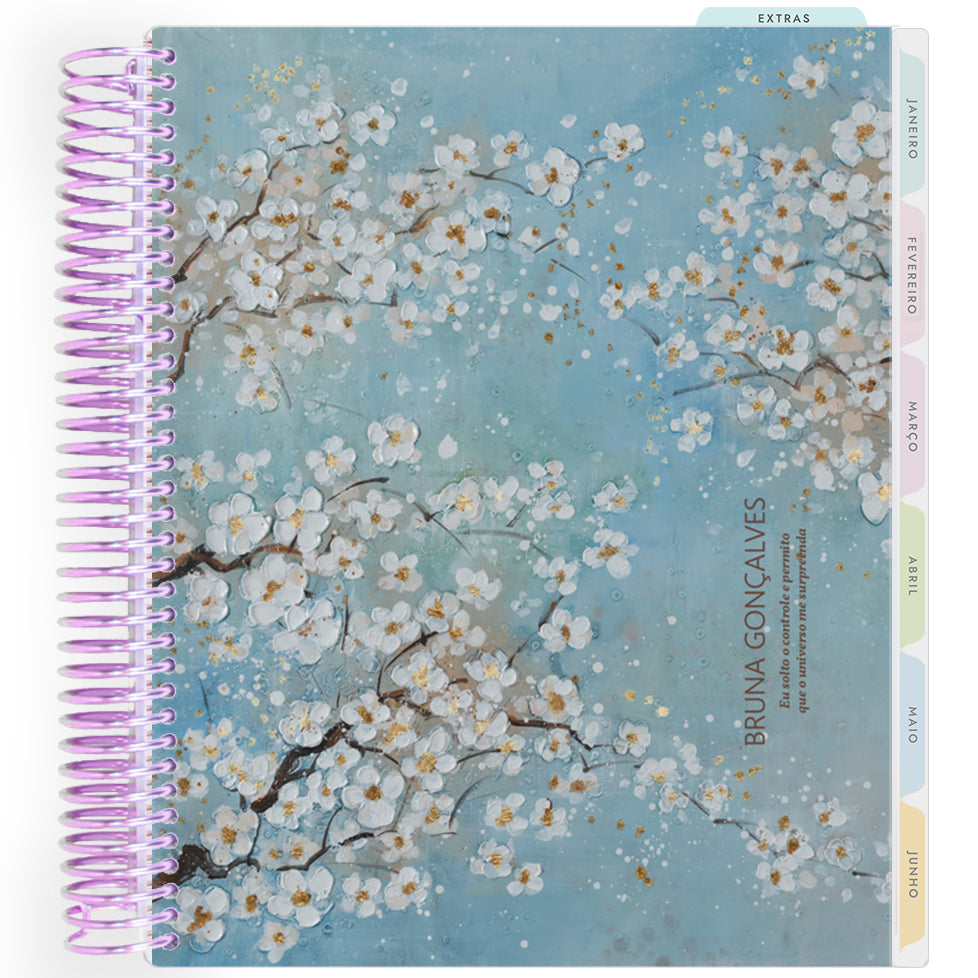 Planner Personalizado Bloom - Hanami - Lilás