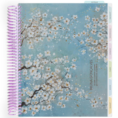 Planner Personalizado Bloom - Hanami - Lilás