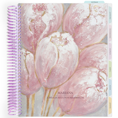 Planner Personalizado Bloom - Tulip - Lilás