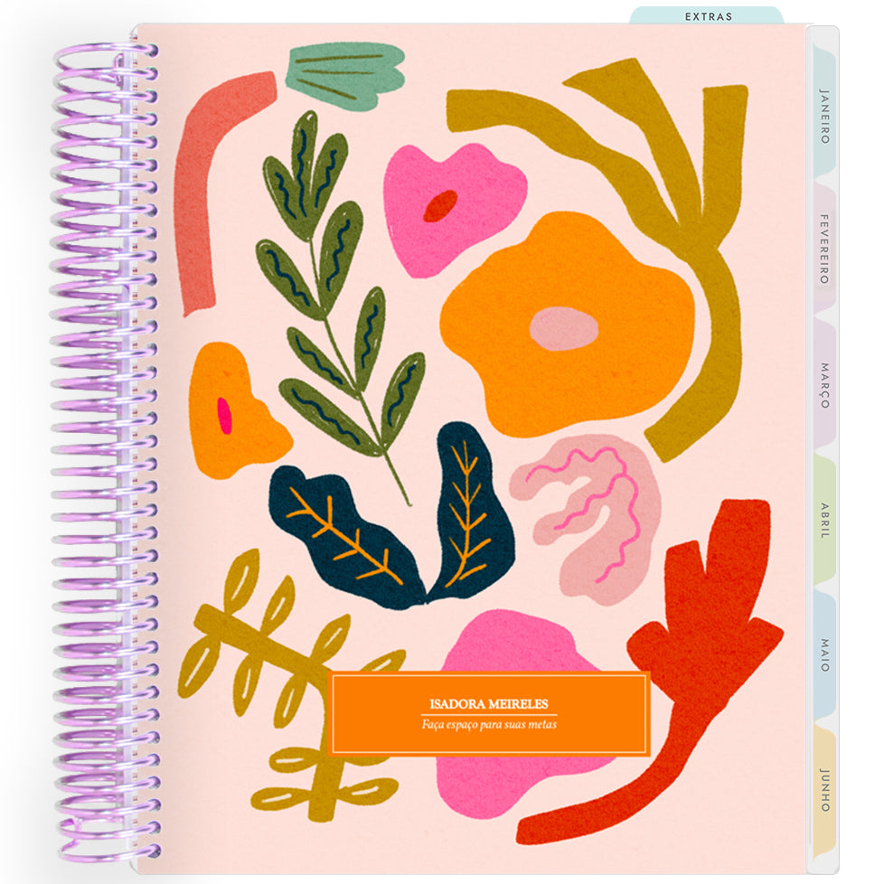 Planner Personalizado Blooming Days Art  - Jardin - Lilás