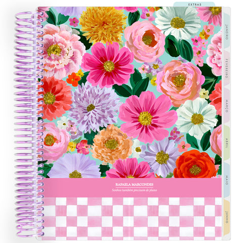 Planner Personalizado Blooming Days - Pink - Lilás