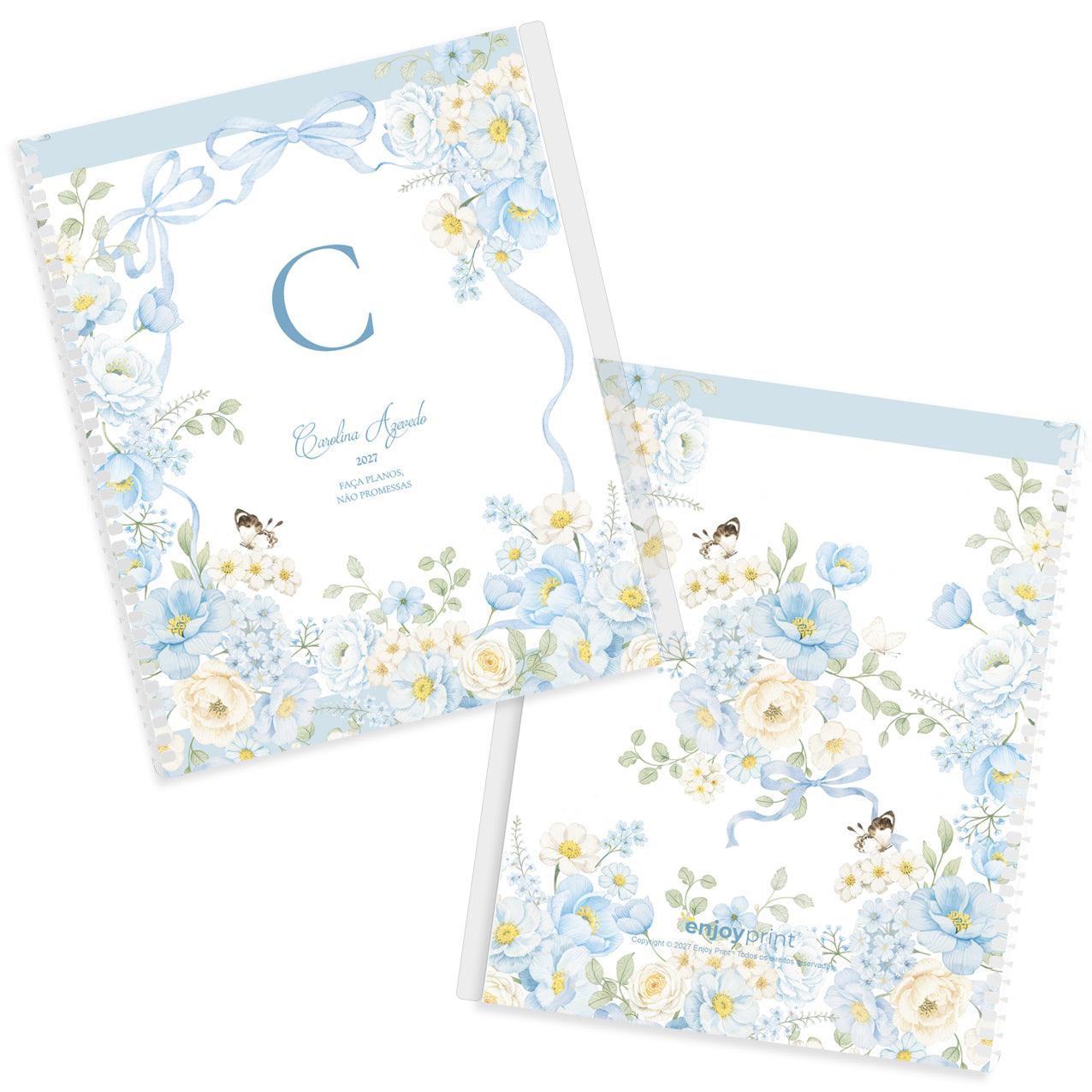 Capa Avulsa - Blue Garden - Monogram
