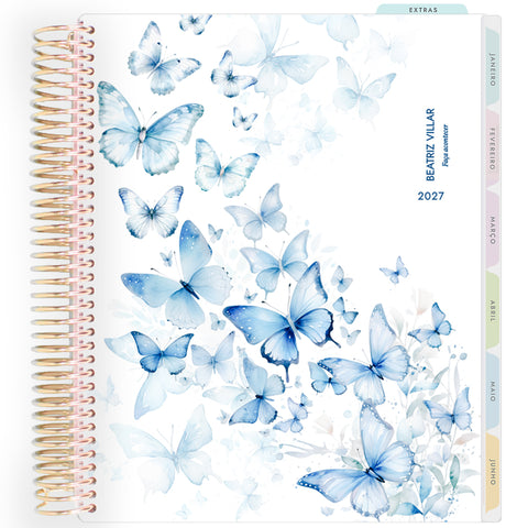 Planner Personalizado Butterflies -2 - Dourado
