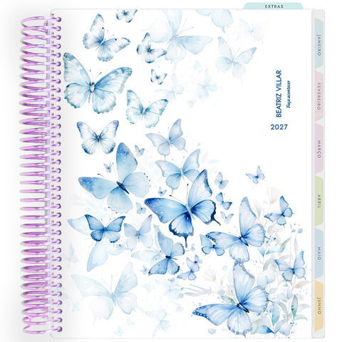 Planner Personalizado Butterflies -2 - Lilás