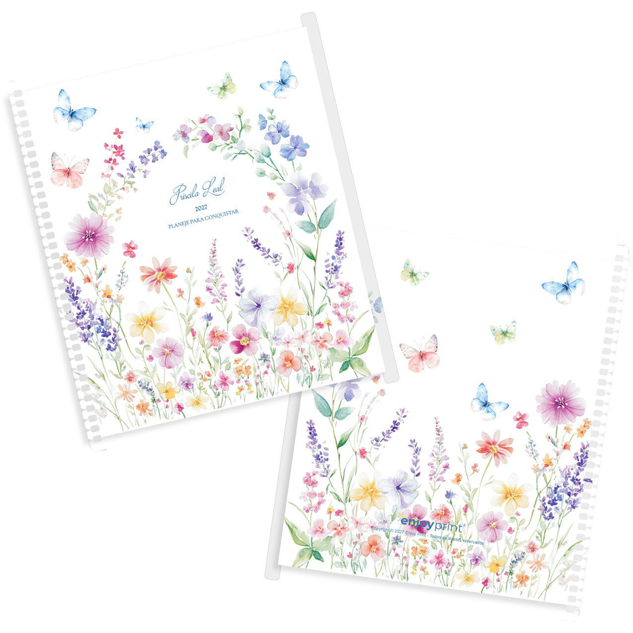 Capa Avulsa - Butterflies Garden -Blue