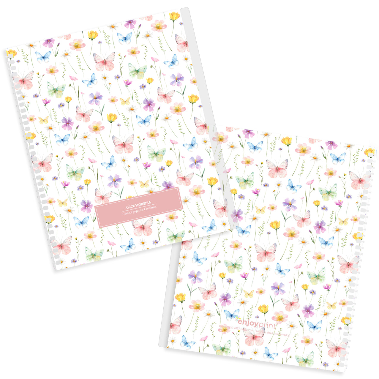 Capa Avulsa - Butterflies Garden - Pink