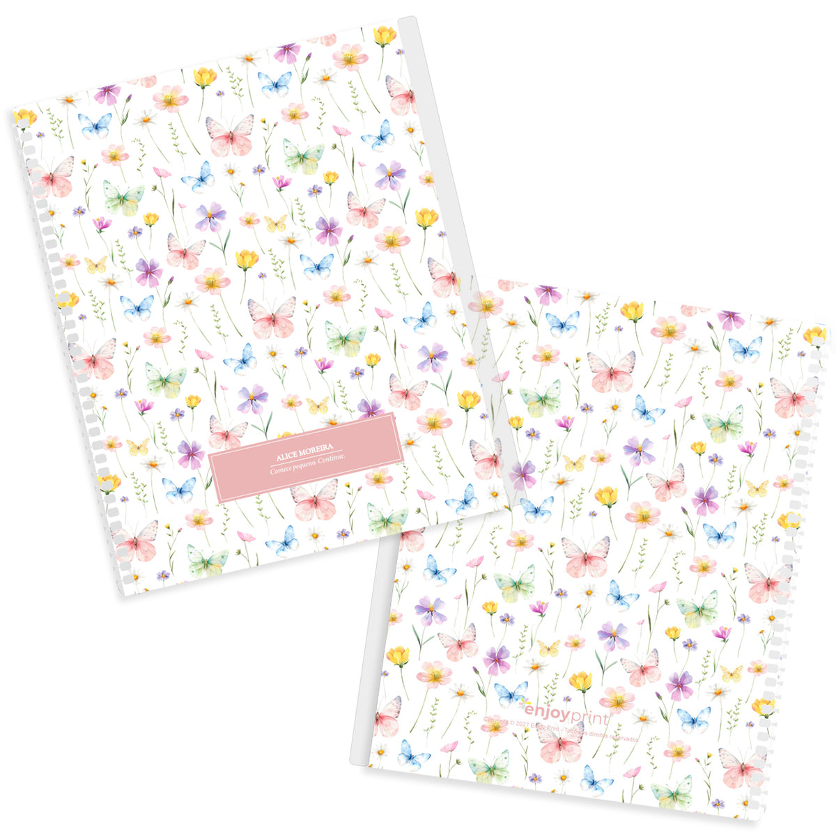 Capa Avulsa - Butterflies Garden - Pink