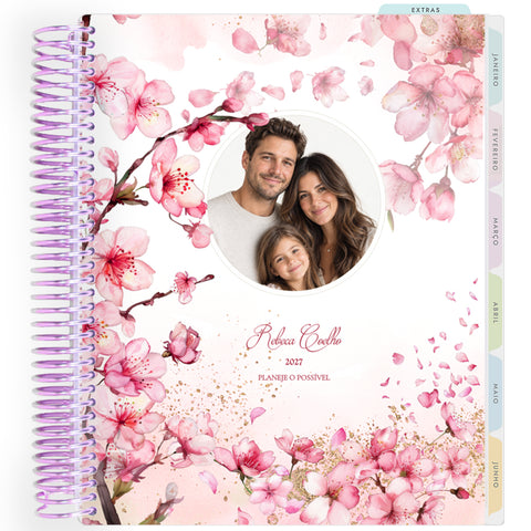 Planner Personalizado Cherry Blosson -Foto 2 - Lilás