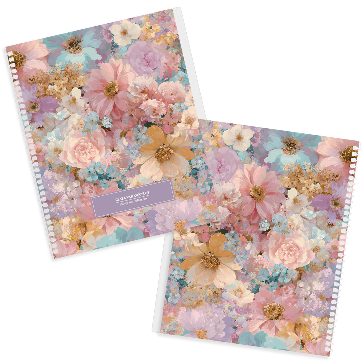 Capa Avulsa - Colorful Flowers - Lilac