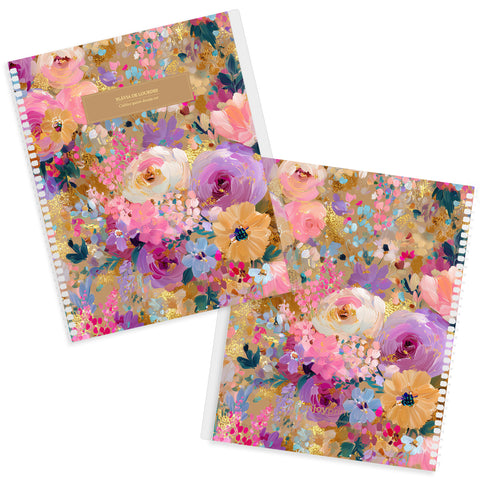 Capa Avulsa - Colorful Flowers - Nude