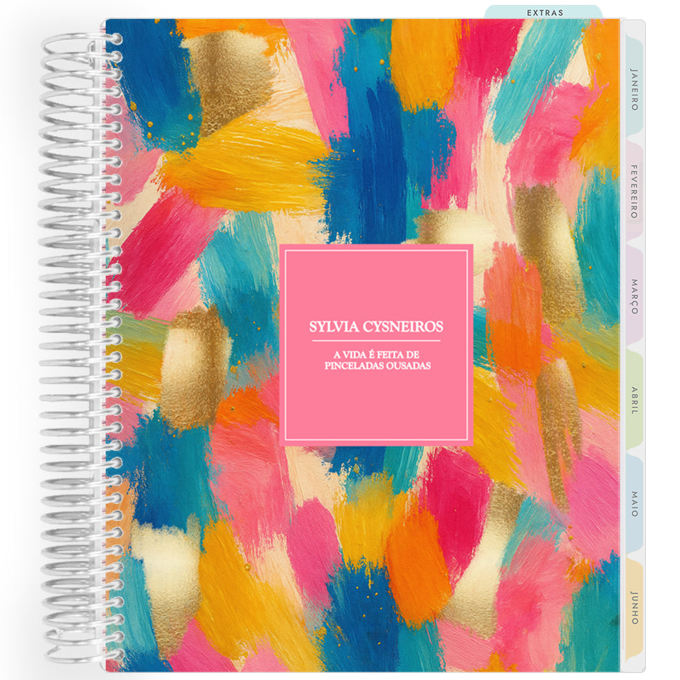 Planner Personalizado Colorful - Vibratto - Prateado