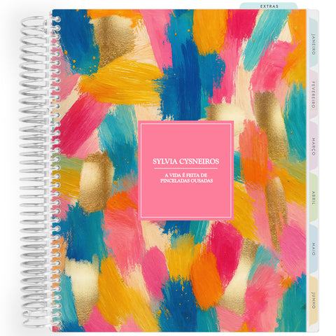 Planner Personalizado Colorful - Vibratto - Prateado