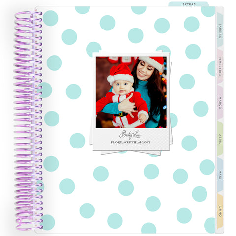 Planner Personalizado Dots Greeen - Lilás