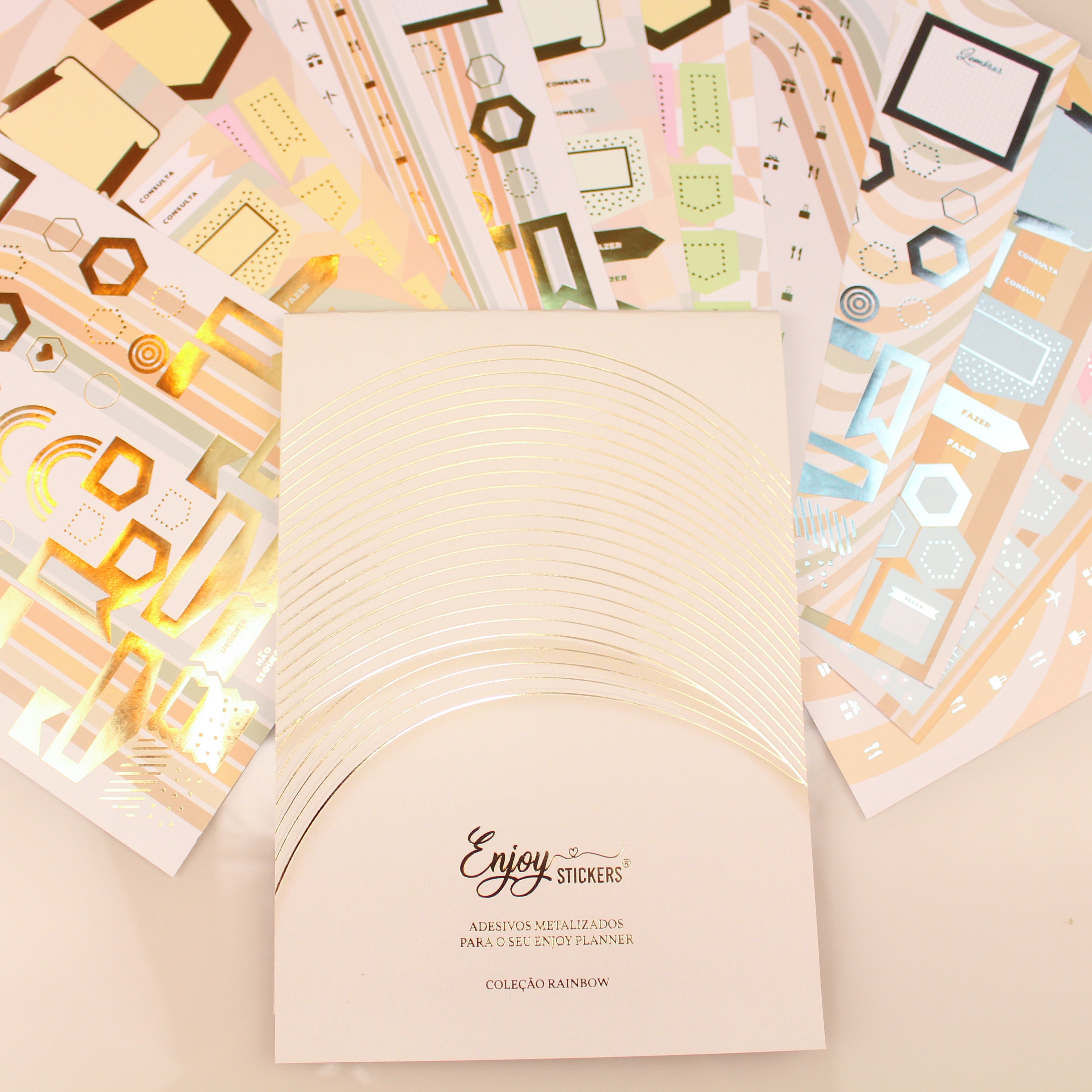 Enjoy Planner 2024- Sakura: Box Monogram (planner com acessórios grátis - vai com + de 700 adesivos, régua, 2 blocos de notas e elástico).