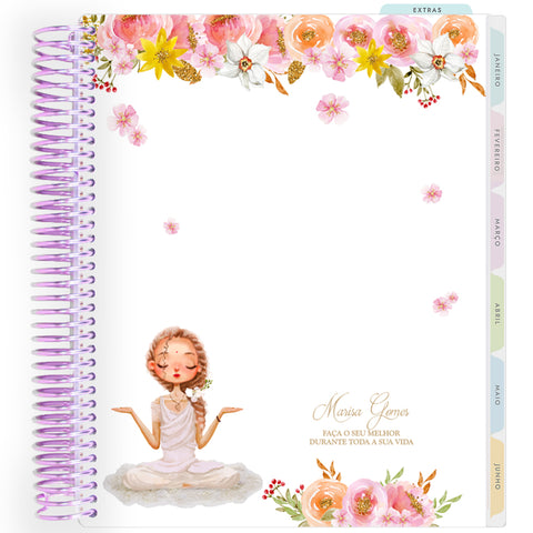 Planner Personalizado Girl - Zen - Lilás