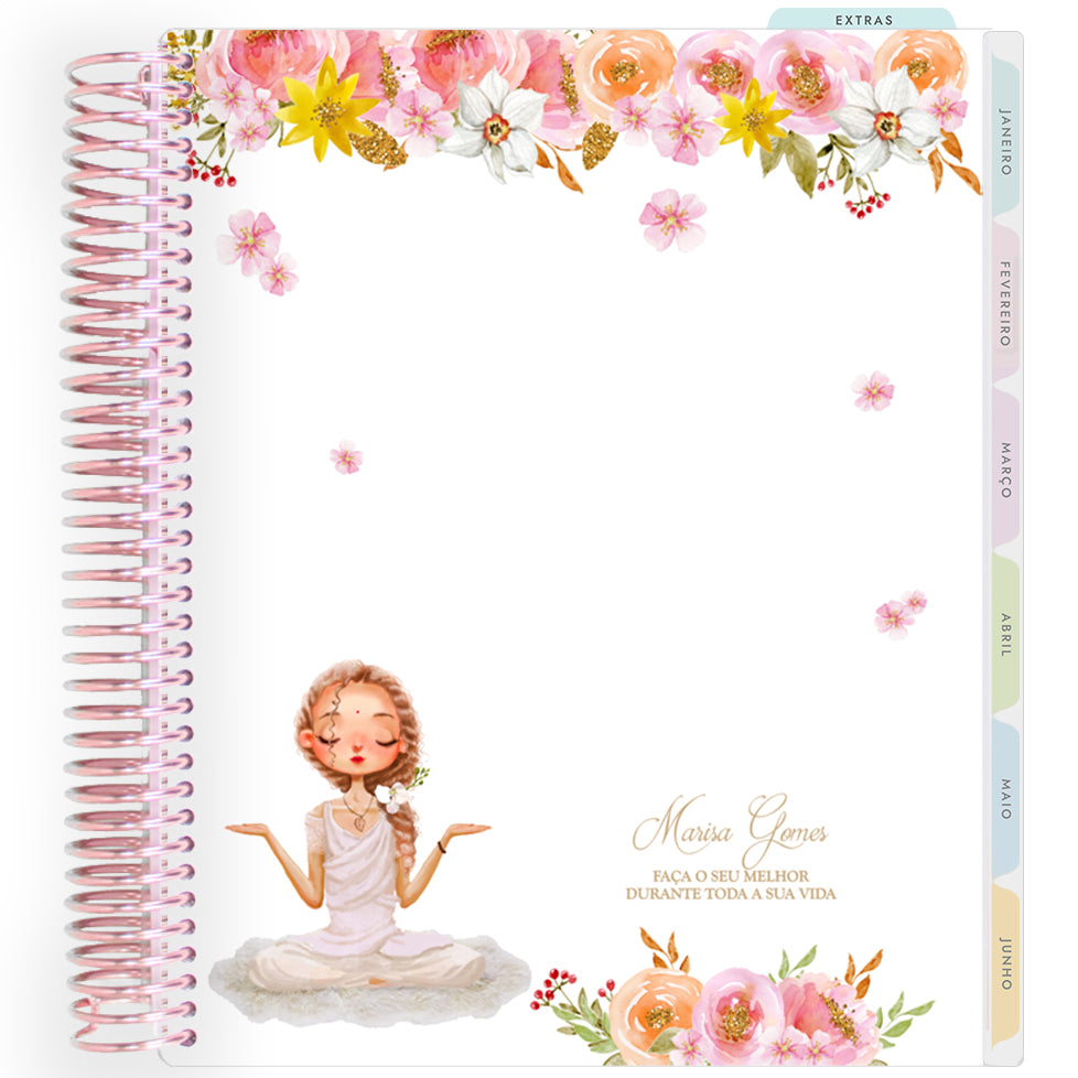 Planner Personalizado Girl - Zen - Rose Gold