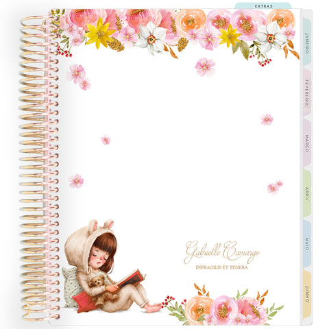 Planner Personalizado Girls - Sleep Time - Dourado