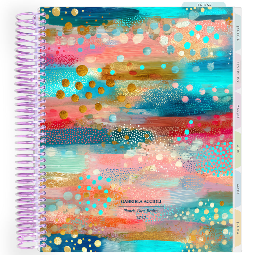 Planner Personalizado Glow - Blue - Lilás