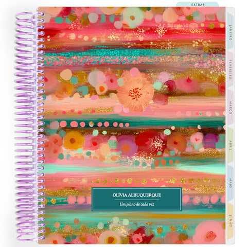 Planner Personalizado Glow - Green - Lilás